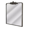 Head West 29" x 37" Ornate Metal Accent Wall Mirror Antique Bronze: Rectangular, No Assembly, Includes Mount Hardware