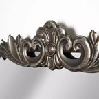 Miroir mural décoratif en métal orné Head West 29 po x 37 po bronze antique : Rectangulaire, aucun assemblage requis, quincaillerie de montage incluse