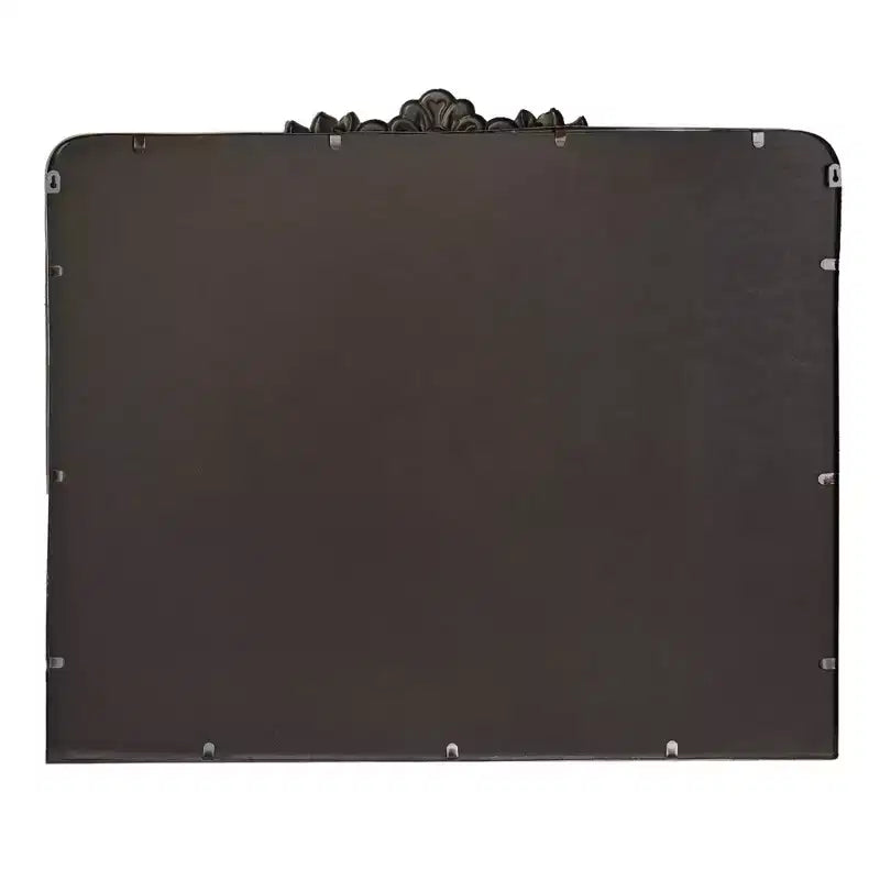 Miroir mural décoratif en métal orné Head West 29 po x 37 po bronze antique : Rectangulaire, aucun assemblage requis, quincaillerie de montage incluse