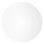 LeisureMod Bristol Ensemble de Salle à Manger 5 Pièces Blanc - Table Ronde et 4 Chaises de Salle à Manger Ergonomiques en Plastique