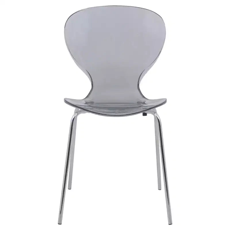 LeisureMod Bristol Ensemble de Salle à Manger 5 Pièces Blanc - Table Ronde et 4 Chaises de Salle à Manger Ergonomiques en Plastique