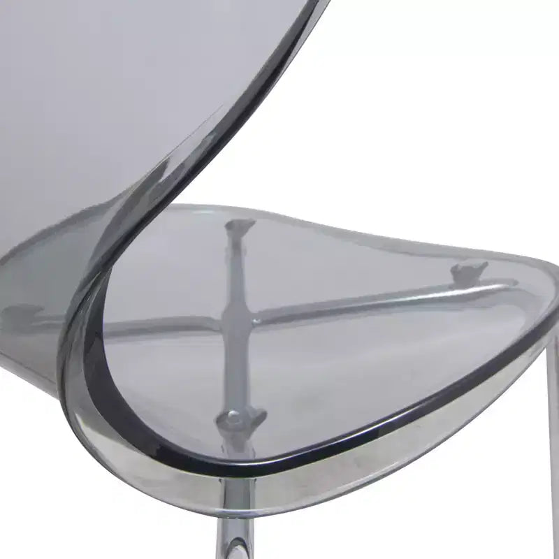 LeisureMod Bristol Ensemble de Salle à Manger 5 Pièces Blanc - Table Ronde et 4 Chaises de Salle à Manger Ergonomiques en Plastique