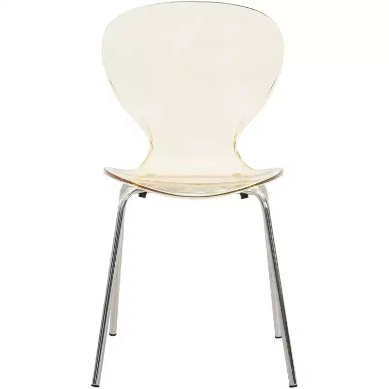 LeisureMod Bristol Ensemble de Salle à Manger 5 Pièces Blanc - Table Ronde et 4 Chaises de Salle à Manger Ergonomiques en Plastique