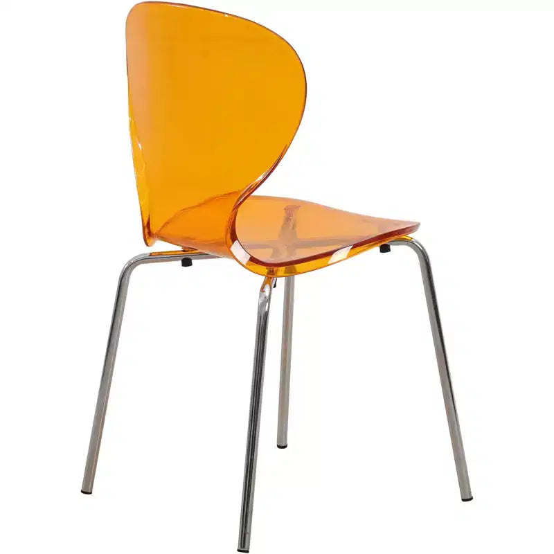 LeisureMod Bristol Ensemble de Salle à Manger 5 Pièces Blanc - Table Ronde et 4 Chaises de Salle à Manger Ergonomiques en Plastique