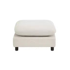 Ensemble de canapé modulaire capitonné moderne 5 pièces Christopher Knight Home Acker, blanc