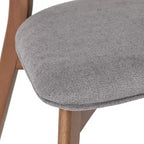 Ensemble de salle à manger rembourré Christopher Knight Home Walton 7 pièces en bois d'hévéa de style milieu de siècle