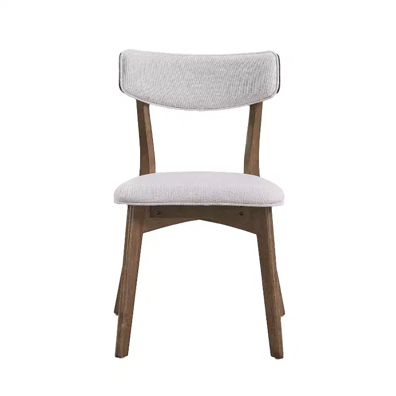 Ensemble de salle à manger rembourré Christopher Knight Home Walton 7 pièces en bois d'hévéa de style milieu de siècle