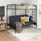 Lit superposé DHP Twin Over Futon en métal