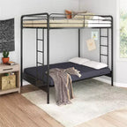 Lit superposé DHP Twin Over Futon en métal