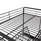 Lit superposé DHP Twin Over Futon en métal