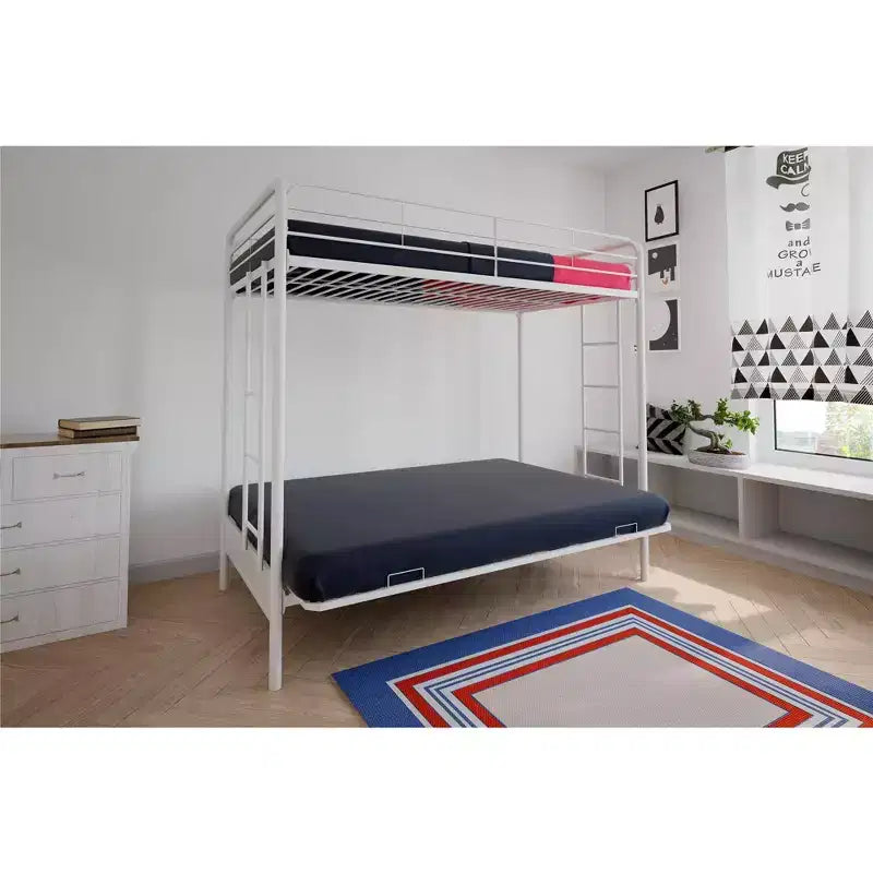Lit superposé DHP Twin Over Futon en métal