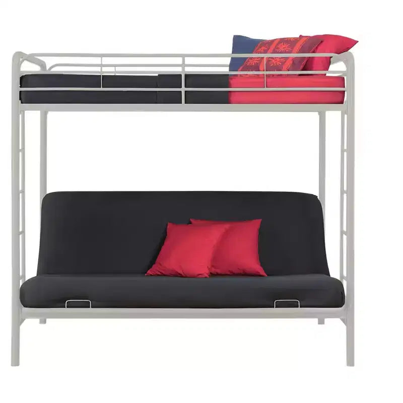 Lit superposé DHP Twin Over Futon en métal