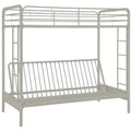 DHP Twin Over Futon Metal Bunk Bed