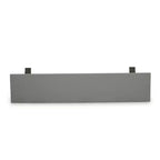 Banc de table à manger moderne HomeStock avec assise en bois, 72x15x18 pouces, noir brossé