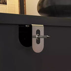 Famapy 4 - Commode de salon à motif diamant à 4 portes