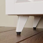 Famapy 4 - Commode de salon à motif diamant à 4 portes