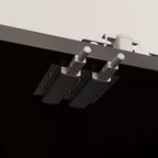 Famapy 4 - Commode de salon à motif diamant à 4 portes