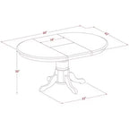 Ensemble table de cuisine 7 pièces HomeStock, chaises Parson en lin blanc