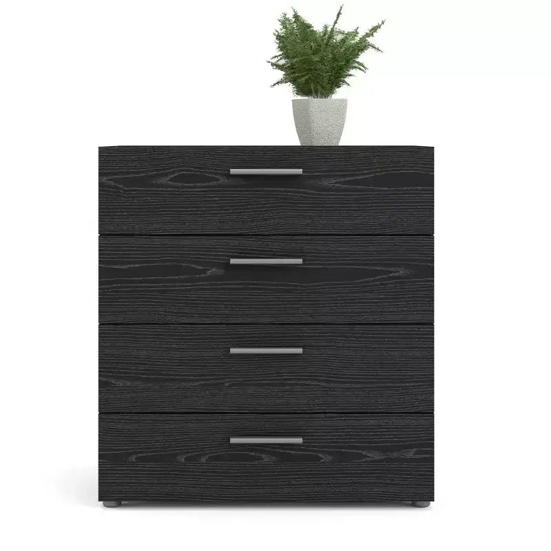 Tvilum, Commode à 4 tiroirs Austin, imitation bois noir