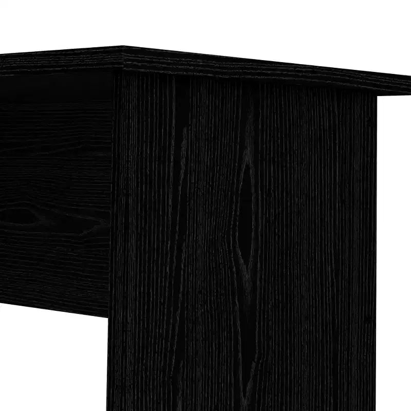 Tvilum, Bureau 4 tiroirs Bois veiné noir
