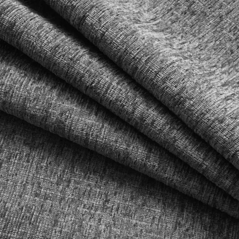 Canapé d'angle surdimensionné en chenille Whisen avec pouf de rangement et poches, support de téléphone réglable et ports de charge