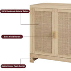 Armoire de rangement moderne en rotin