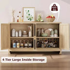 Armoire de rangement moderne en rotin