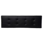Banc d'entrée rembourré Clairvoix - Noir - SEI
