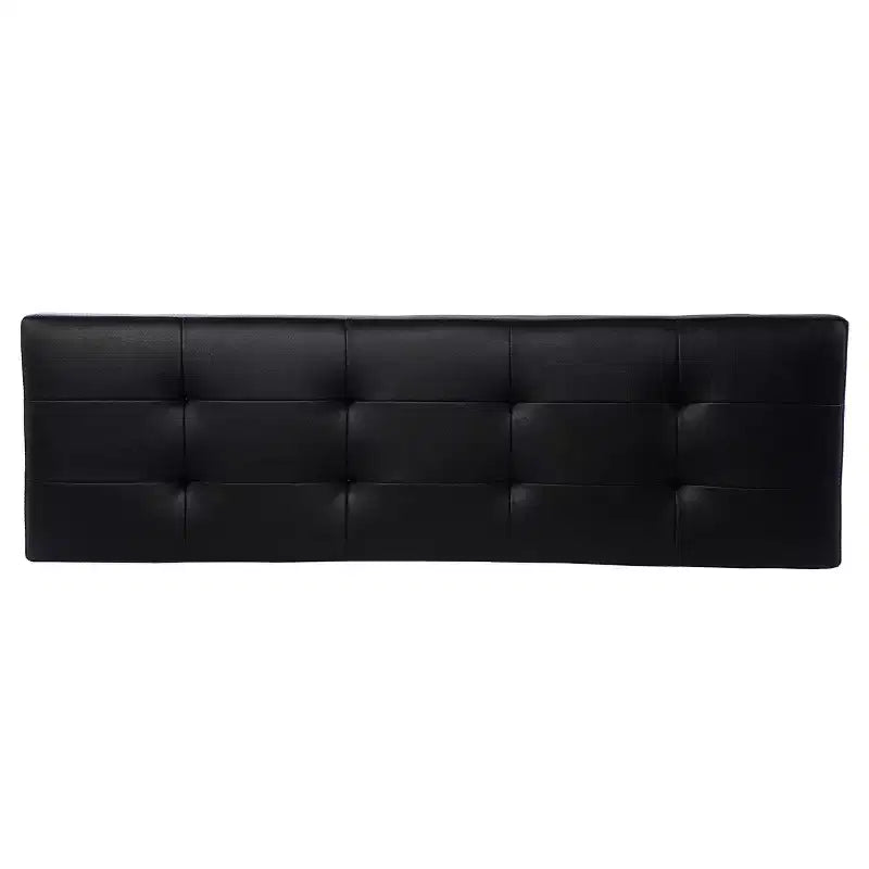 Banc d'entrée rembourré Clairvoix - Noir - SEI