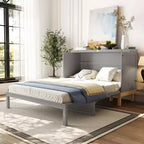 Lit escamotable grand lit (Queen Size) Whisen, peu encombrant, construction durable, installation simple avec quincaillerie incluse