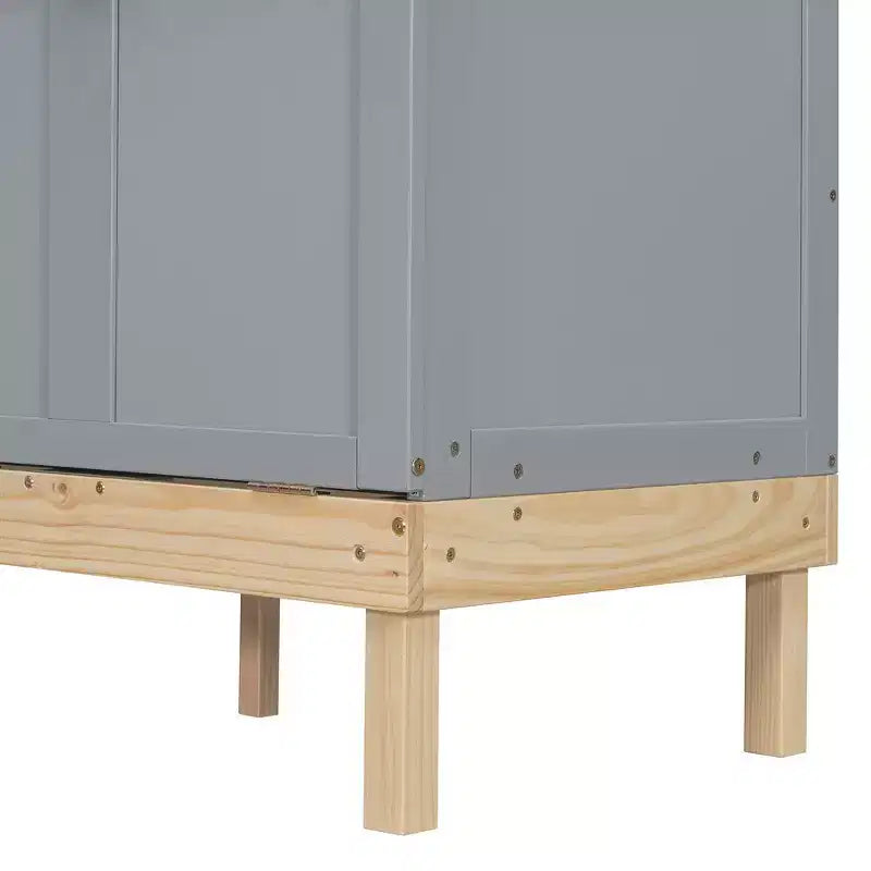 Lit escamotable grand lit (Queen Size) Whisen, peu encombrant, construction durable, installation simple avec quincaillerie incluse