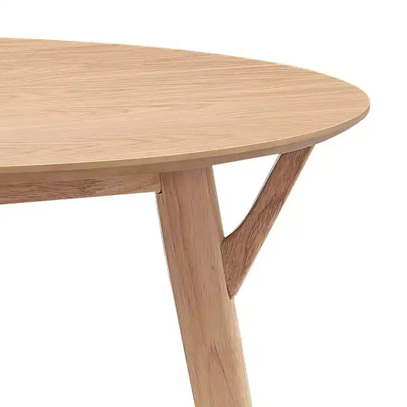 Okak 42 Table de salle à manger ronde en bois, Table de cuisine, Table à manger pour 4 personnes pour salle à manger