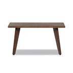 Jennifer Taylor Home Capri 35.5 Solid Red Oak Wood Bench