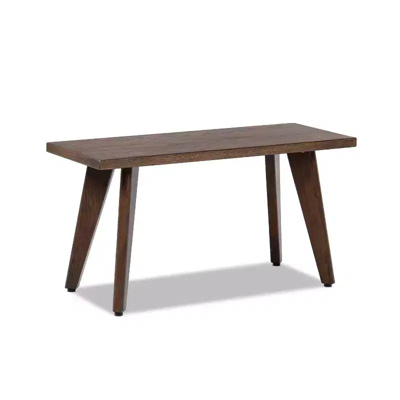 Banc en bois de chêne rouge massif Jennifer Taylor Home Capri 35,5 po