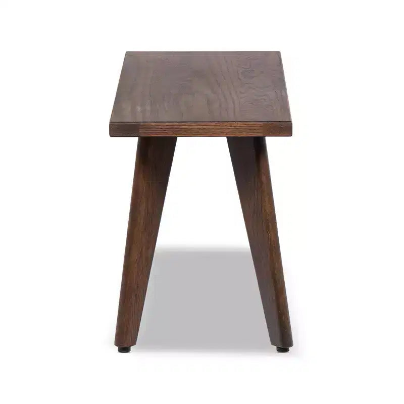 Banc en bois de chêne rouge massif Jennifer Taylor Home Capri 35,5 po