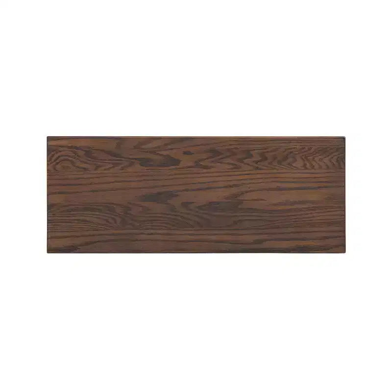Banc en bois de chêne rouge massif Jennifer Taylor Home Capri 35,5 po