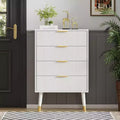 COZONY 4-Drawer Fluted Dresser Set, Modern Wood Storage Cabinet, Bedroom Dresser Chest Organizer 2 pcs with 2 boxs shipping
