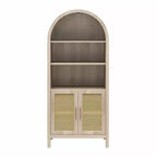 Armoire de rangement arquée moderne Jackson 70 de GDFStudio avec 2 portes