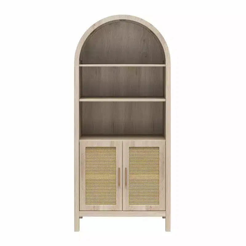 Armoire de rangement arquée moderne Jackson 70 de GDFStudio avec 2 portes