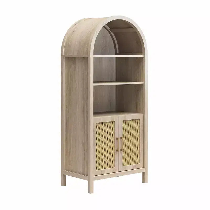 Armoire de rangement arquée moderne Jackson 70 de GDFStudio avec 2 portes