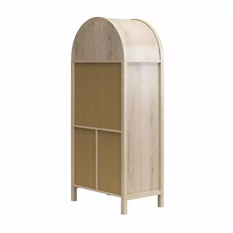 Armoire de rangement arquée moderne Jackson 70 de GDFStudio avec 2 portes