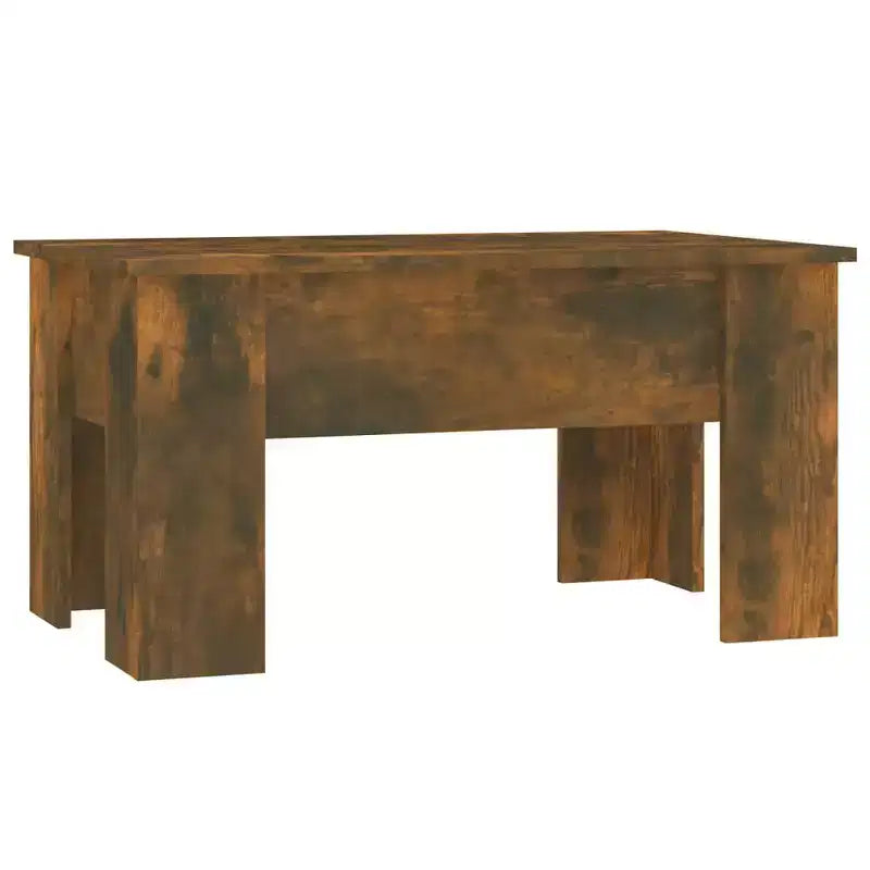 Table basse en chêne fumé de moyenne taille