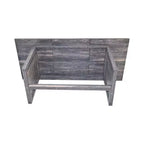 Homy Casa Table à manger rectangulaire avec piètement en X, style industriel rustique pour salle à manger, bois noir