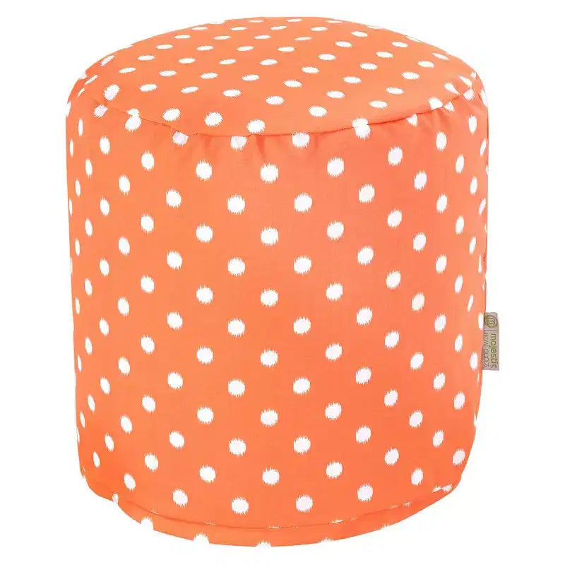 Majestic Home Goods, Pouf à pois Ikat