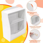 Étagère à livres pour enfants - Organisateur de rangement de livres, Armoire de rangement de jouets double couche pour enfants avec compartiments ouverts pour chambre à coucher, chambre d'enfant, salle de jeux