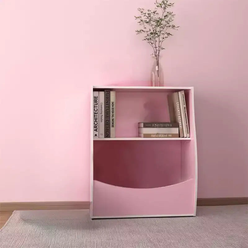 Étagère à livres pour enfants - Organisateur de rangement de livres, Armoire de rangement de jouets double couche pour enfants avec compartiments ouverts pour chambre à coucher, chambre d'enfant, salle de jeux