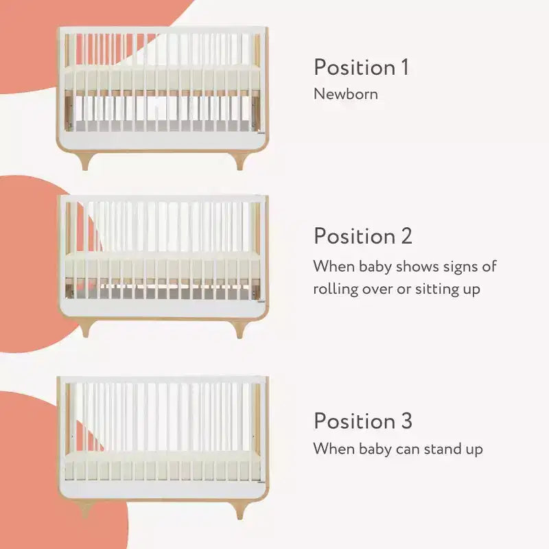 Lit de bébé convertible 3-en-1 Jolly