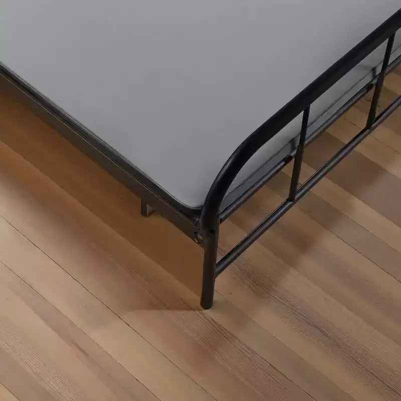 VEVOR Sommier planches Queen Size, Planche de lit de 3,8 cm d'épaisseur avec tissu Oxford 200D, Support de matelas en bois pour lit Queen Size, 4 pièces, Gris
