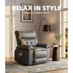 Fauteuil inclinable surdimensionné 27, à bascule rotatif à 360° avec chauffage et massage (pour salon/chambre/crèche)