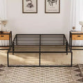 Bed Frame Without Headboard, Metal Platform Bed Frame with Under Bed Storage, No Box Spring Needed, Easy Assemble, Strong Support Slat